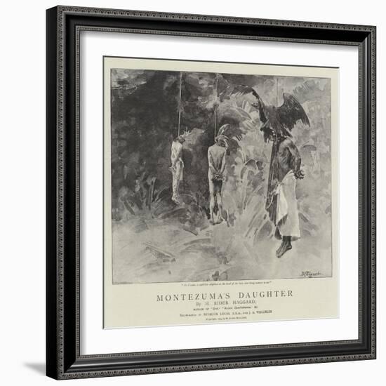 Montezuma's Daughter-John Seymour Lucas-Framed Giclee Print