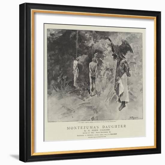 Montezuma's Daughter-John Seymour Lucas-Framed Giclee Print