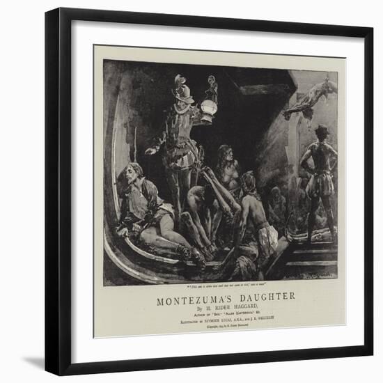 Montezuma's Daughter-John Seymour Lucas-Framed Giclee Print