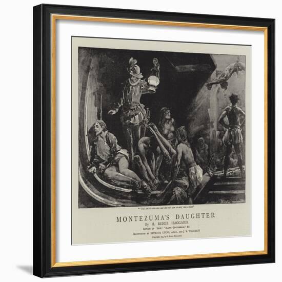 Montezuma's Daughter-John Seymour Lucas-Framed Giclee Print