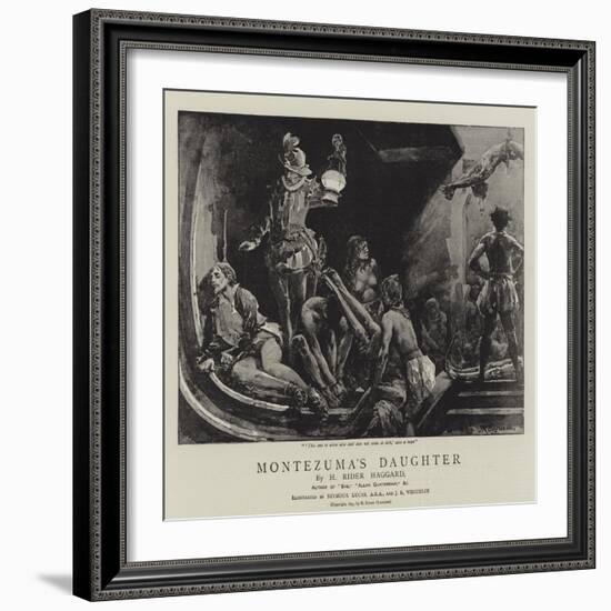 Montezuma's Daughter-John Seymour Lucas-Framed Giclee Print