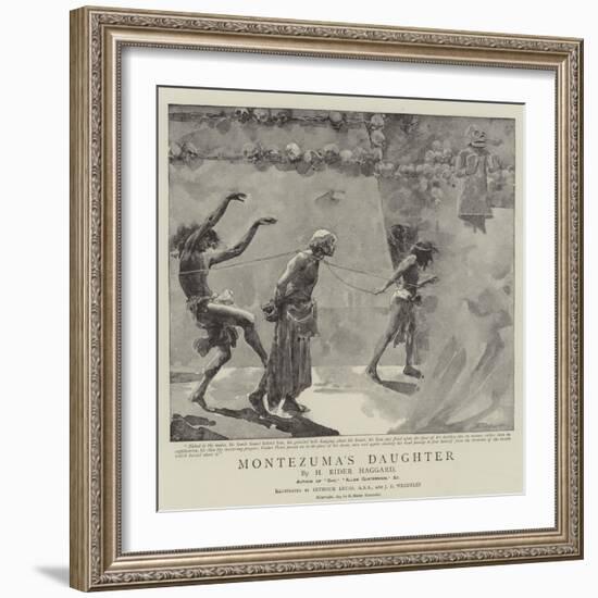 Montezuma's Daughter-John Seymour Lucas-Framed Premium Giclee Print