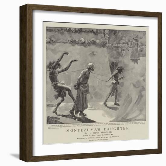 Montezuma's Daughter-John Seymour Lucas-Framed Premium Giclee Print