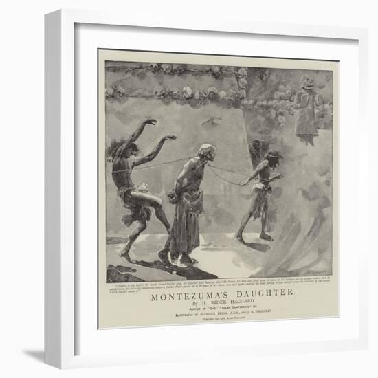 Montezuma's Daughter-John Seymour Lucas-Framed Premium Giclee Print