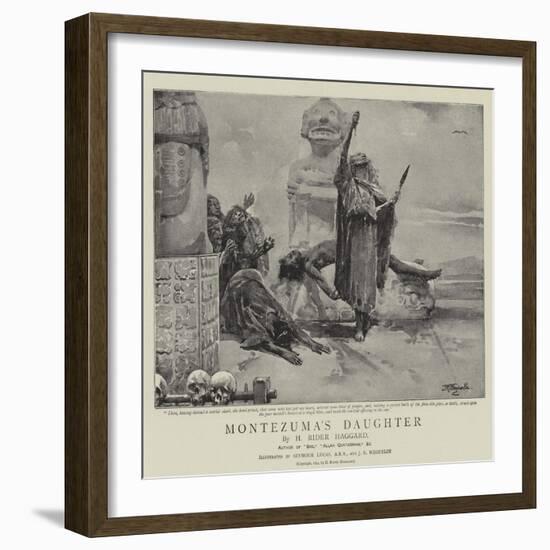 Montezuma's Daughter-John Seymour Lucas-Framed Giclee Print