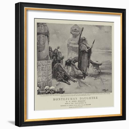 Montezuma's Daughter-John Seymour Lucas-Framed Giclee Print