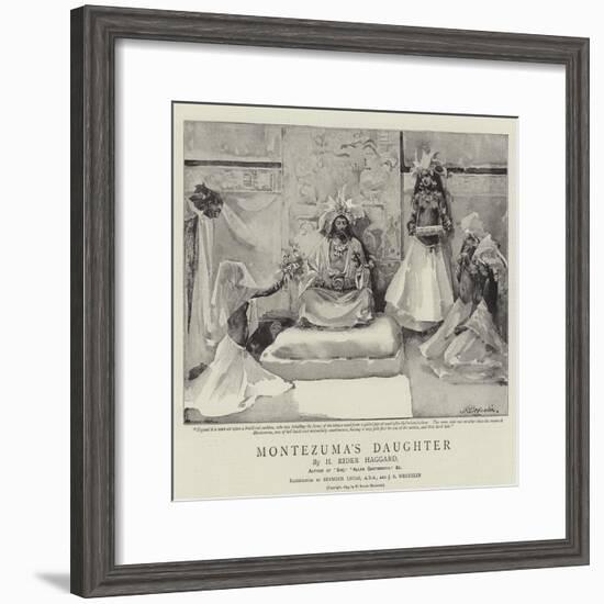 Montezuma's Daughter-John Seymour Lucas-Framed Giclee Print