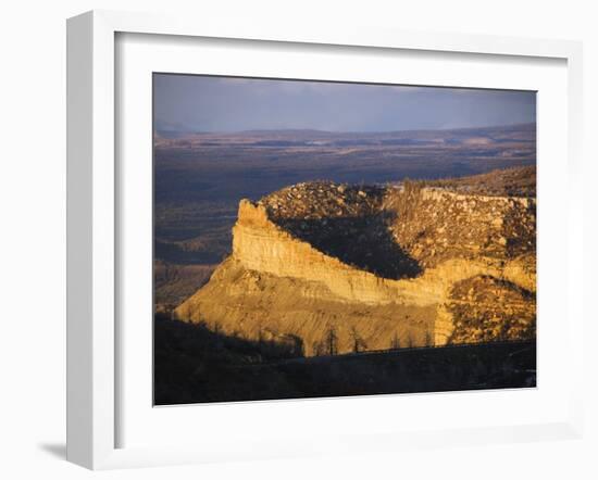 Montezuma Valley Outlook, Mesa Verde National Park, Colorado, USA-Kober Christian-Framed Photographic Print