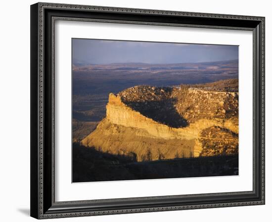 Montezuma Valley Outlook, Mesa Verde National Park, Colorado, USA-Kober Christian-Framed Photographic Print