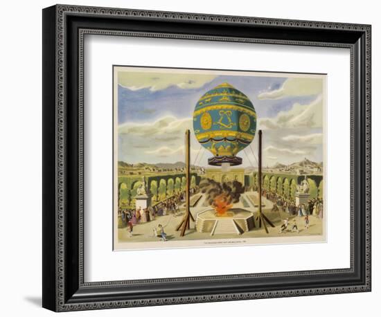 Montgolfier Ist Manned-Lupton-Framed Art Print