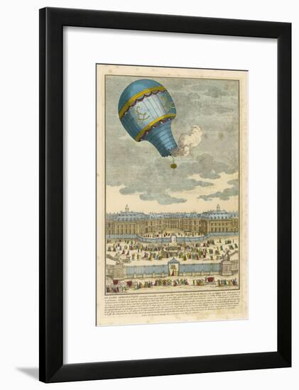 Montgolfiere-null-Framed Art Print