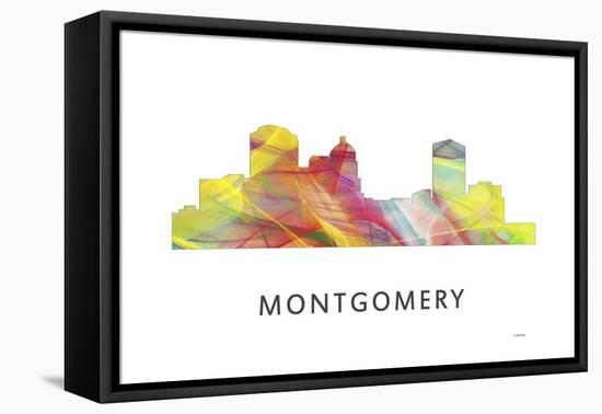 Montgomery Alabama Skyline-Marlene Watson-Framed Premier Image Canvas