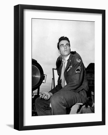 Montgomery Clift - The Big Lift (1950)-null-Framed Photographic Print