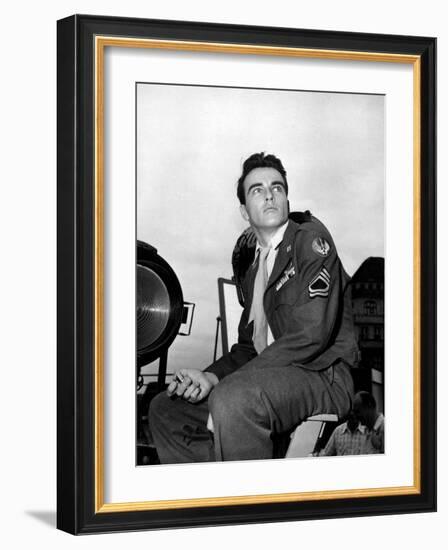 Montgomery Clift - The Big Lift (1950)-null-Framed Photographic Print