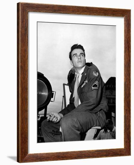 Montgomery Clift - The Big Lift (1950)-null-Framed Photographic Print