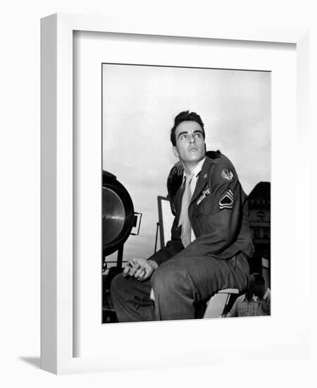 Montgomery Clift - The Big Lift (1950)-null-Framed Photographic Print