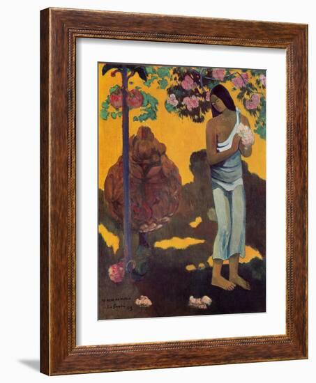 Month of Mary (Te Avae No Maria), 1899 (Oil on Canvas)-Paul Gauguin-Framed Giclee Print