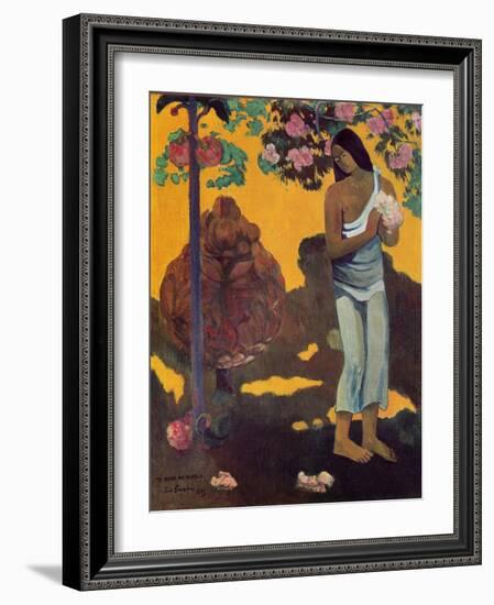 Month of Mary (Te Avae No Maria), 1899 (Oil on Canvas)-Paul Gauguin-Framed Giclee Print