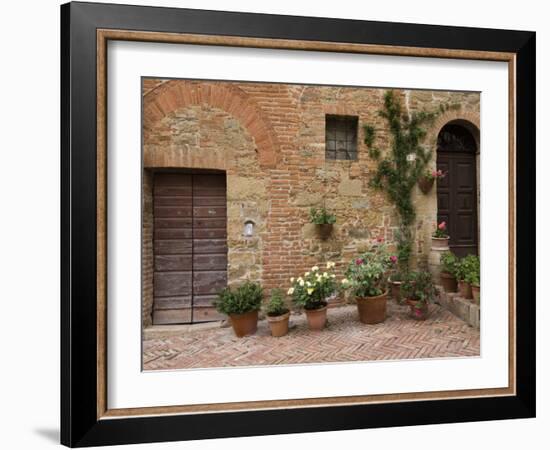 Monticchiello, Val D'Orcia, Siena Province, Tuscany, Italy-Sergio Pitamitz-Framed Photographic Print