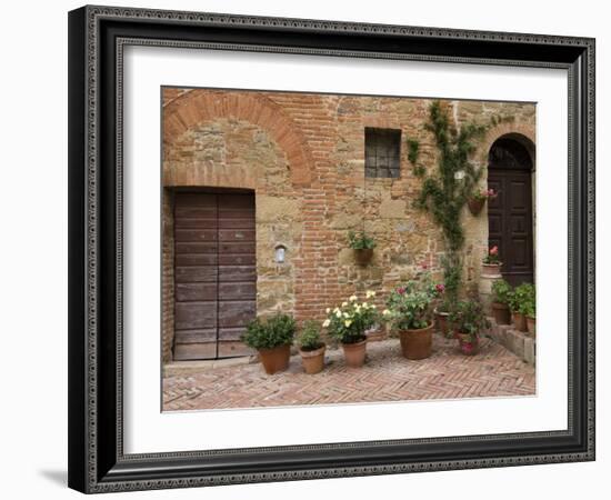 Monticchiello, Val D'Orcia, Siena Province, Tuscany, Italy-Sergio Pitamitz-Framed Photographic Print