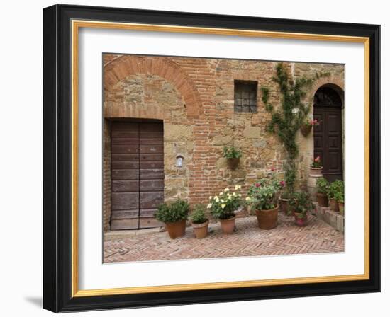 Monticchiello, Val D'Orcia, Siena Province, Tuscany, Italy-Sergio Pitamitz-Framed Photographic Print