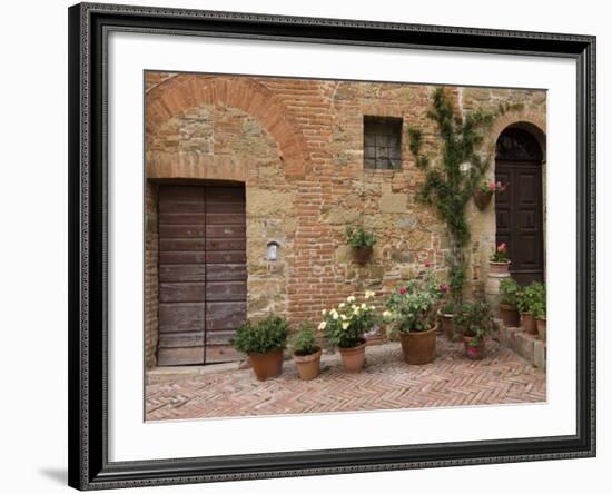 Monticchiello, Val D'Orcia, Siena Province, Tuscany, Italy-Sergio Pitamitz-Framed Photographic Print