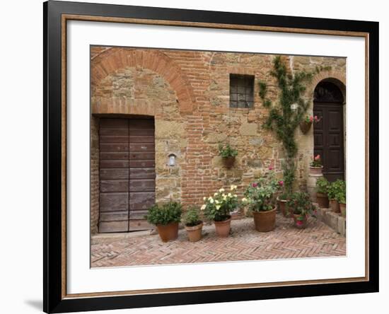 Monticchiello, Val D'Orcia, Siena Province, Tuscany, Italy-Sergio Pitamitz-Framed Photographic Print