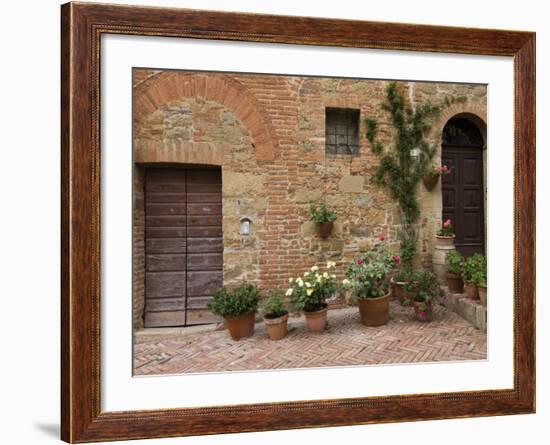 Monticchiello, Val D'Orcia, Siena Province, Tuscany, Italy-Sergio Pitamitz-Framed Photographic Print