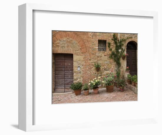 Monticchiello, Val D'Orcia, Siena Province, Tuscany, Italy-Sergio Pitamitz-Framed Photographic Print