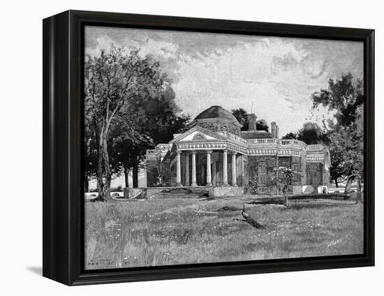 Monticello, Century, P646-null-Framed Stretched Canvas