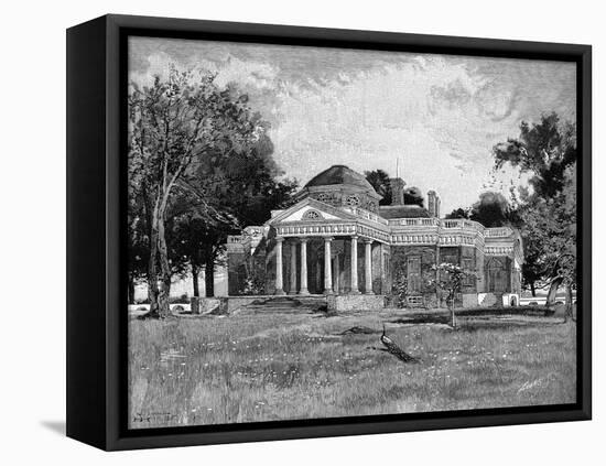Monticello, Century, P646-null-Framed Stretched Canvas