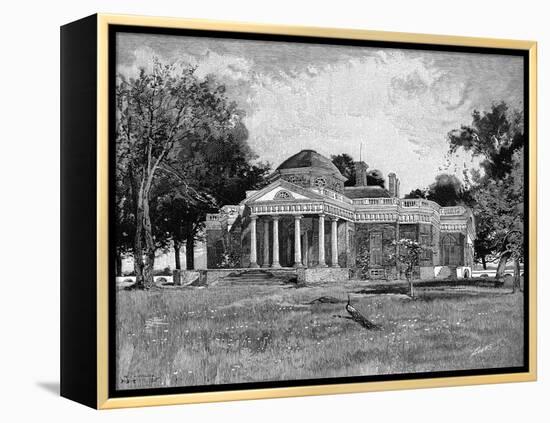 Monticello, Century, P646-null-Framed Stretched Canvas