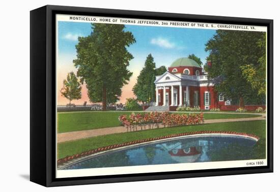 Monticello, Charlottesville, Virginia-null-Framed Stretched Canvas