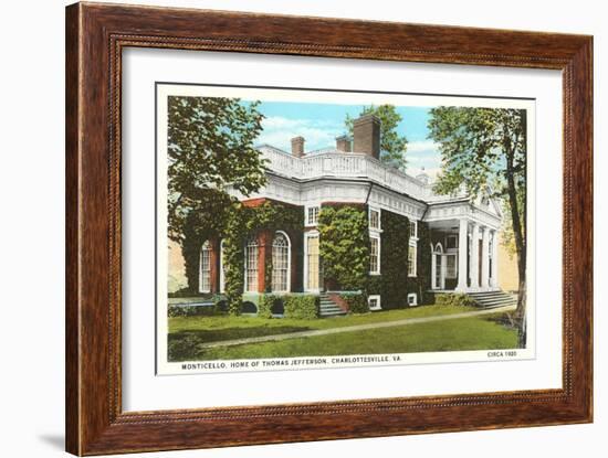 Monticello, Charlottesville, Virginia-null-Framed Art Print