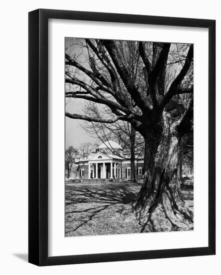Monticello, House Thomas Jefferson Built for Himself on Top of Little Mountain Near Charlottesville-Alfred Eisenstaedt-Framed Photographic Print