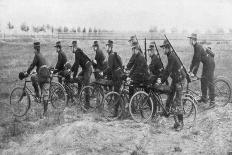 Belgian Bicycle Troops in Haelen, Belgium, August 1914-Montigny-Giclee Print