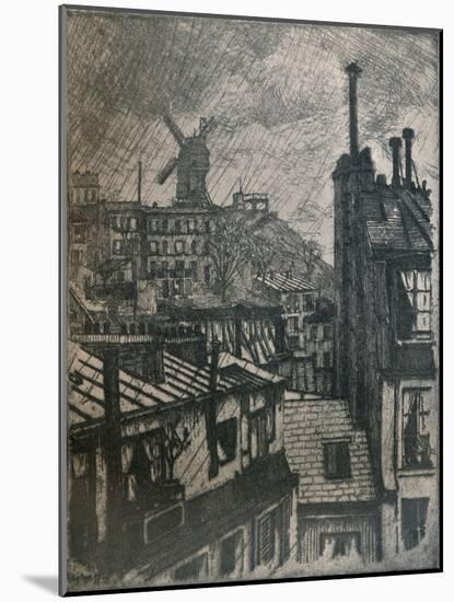 'Montmartre', 1897-Eugene Bejot-Mounted Giclee Print