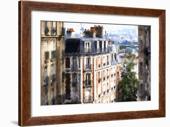 Montmartre Buildings-Philippe Hugonnard-Framed Giclee Print