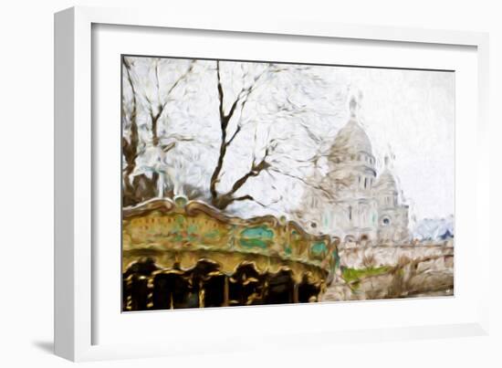 Montmartre - In the Style of Oil Painting-Philippe Hugonnard-Framed Giclee Print