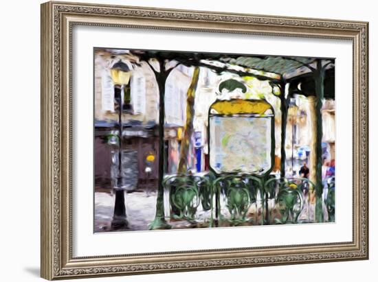 Montmartre Inspiration - In the Style of Oil Painting-Philippe Hugonnard-Framed Giclee Print