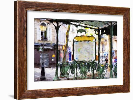 Montmartre Inspiration - In the Style of Oil Painting-Philippe Hugonnard-Framed Giclee Print