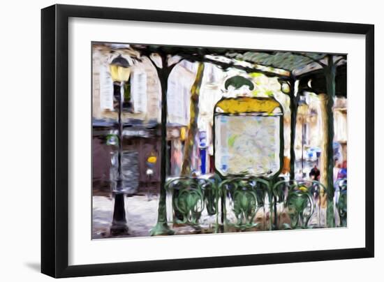 Montmartre Inspiration - In the Style of Oil Painting-Philippe Hugonnard-Framed Giclee Print