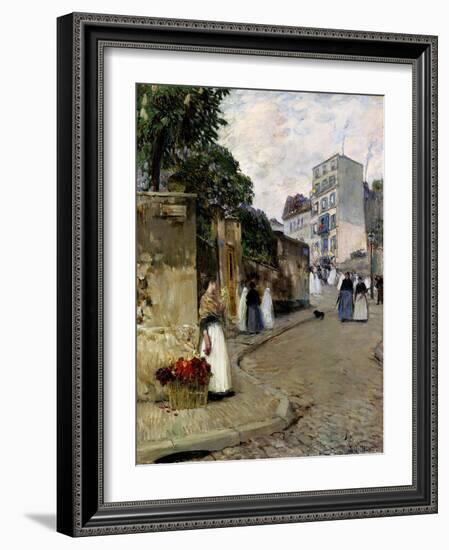 Montmartre, Paris, 1889-Childe Hassam-Framed Giclee Print