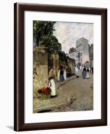 Montmartre, Paris, 1889-Childe Hassam-Framed Giclee Print