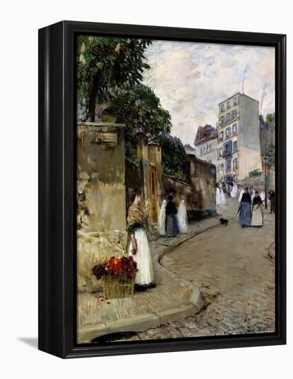 Montmartre, Paris, 1889-Childe Hassam-Framed Premier Image Canvas