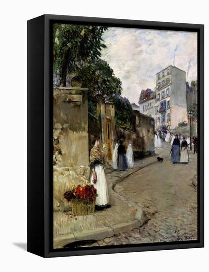 Montmartre, Paris, 1889-Childe Hassam-Framed Premier Image Canvas