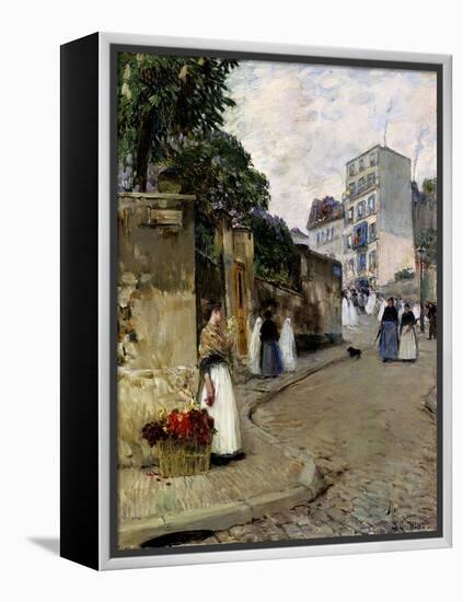 Montmartre, Paris, 1889-Childe Hassam-Framed Premier Image Canvas