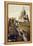 Montmartre, Paris, C. 1905 : the Funicular and the Sacre Coeur-null-Framed Stretched Canvas