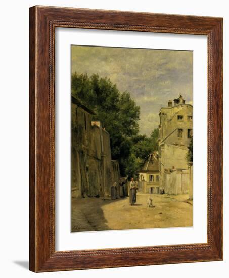 Montmartre, Rue Saint-Vincent-Stanislas Lepine-Framed Art Print