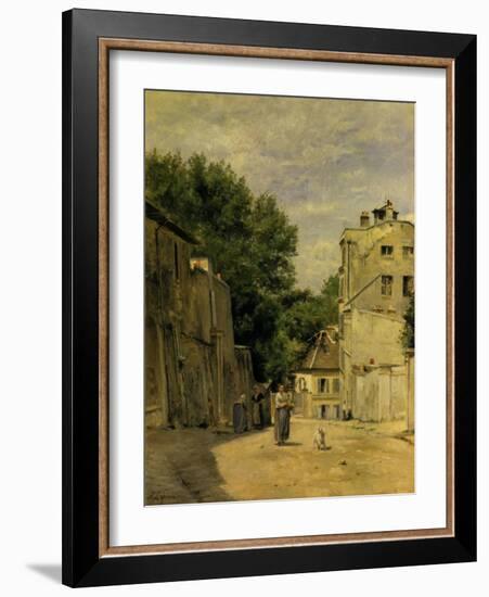 Montmartre, Rue Saint-Vincent-Stanislas Lepine-Framed Art Print